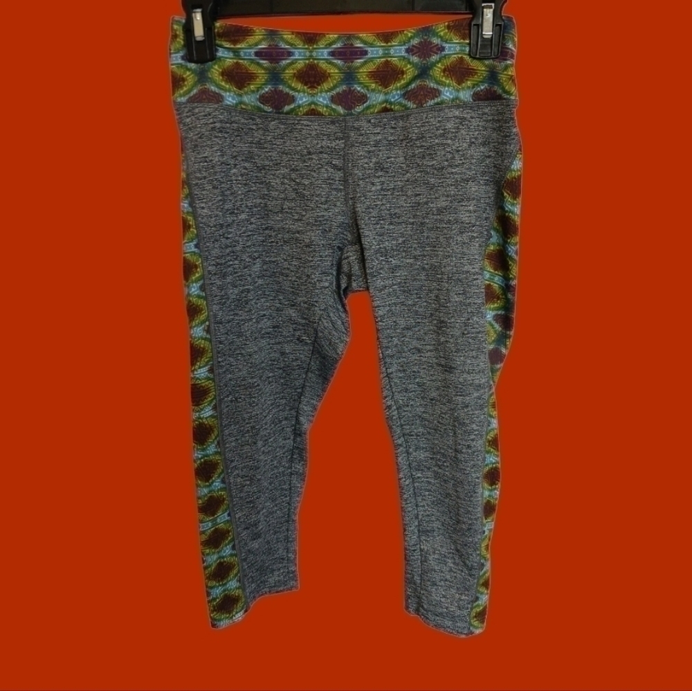 Lullaroe athletic jade capri size XS grey